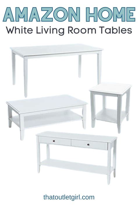 Great Buys White Living Room Table Set